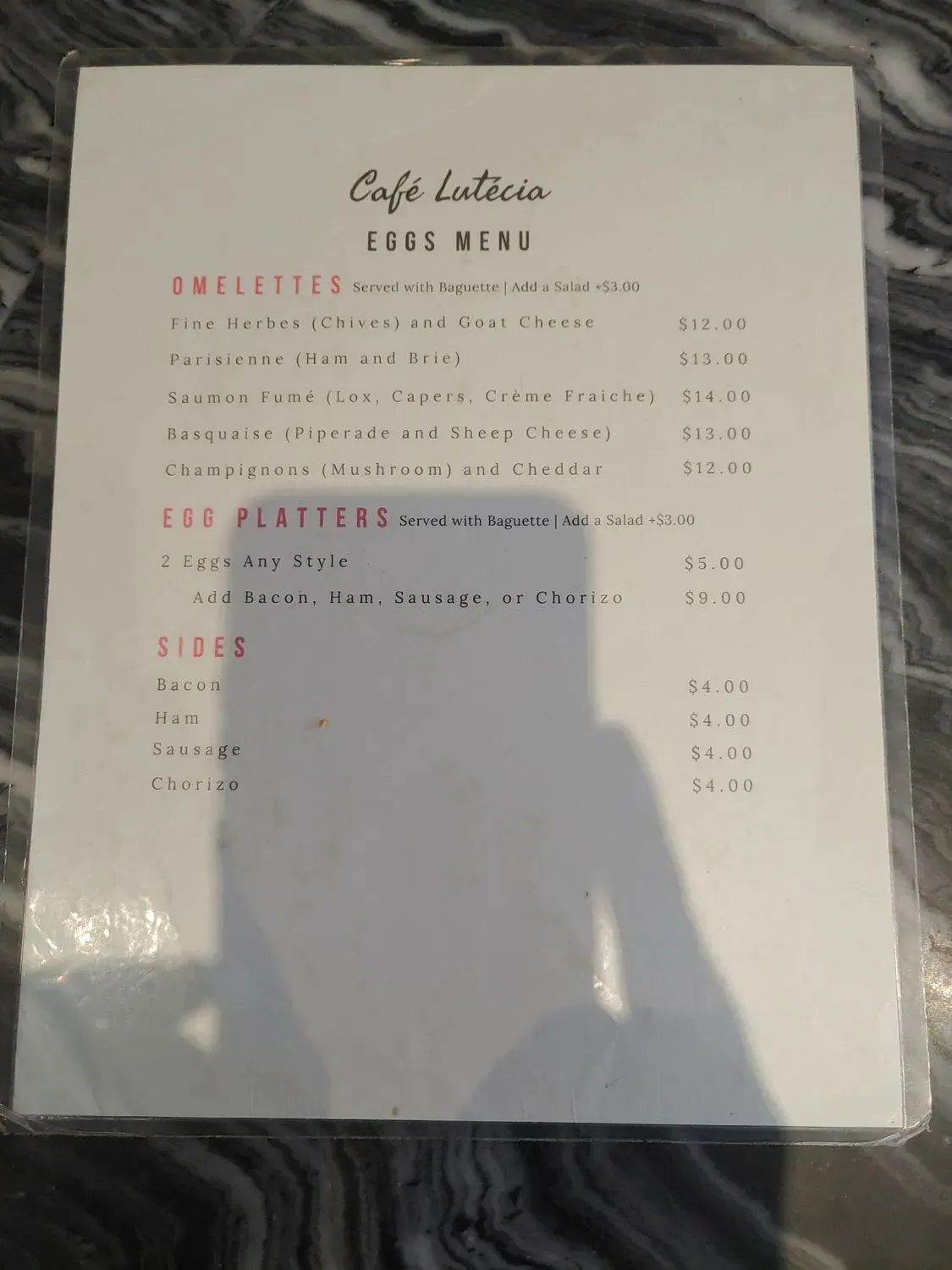 Menu 4