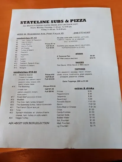 Menu 3