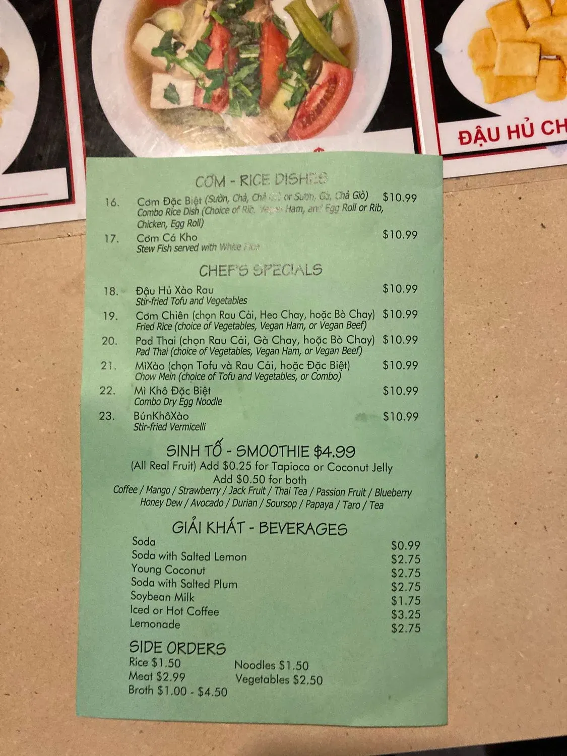 Menu 2