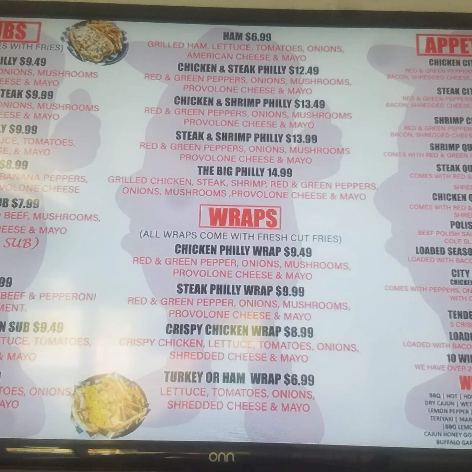 Menu 3