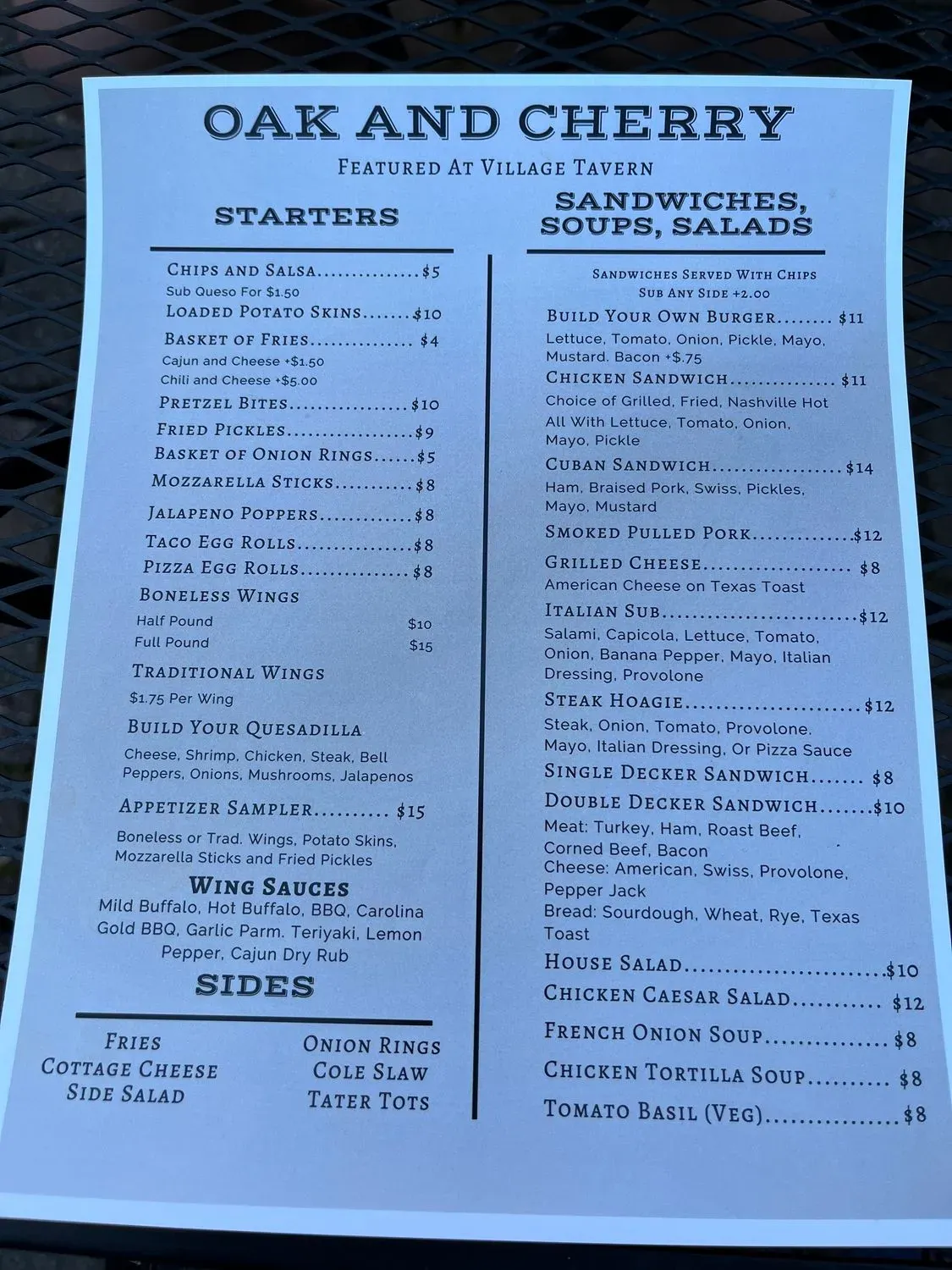 Menu 4