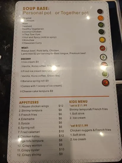 Menu 4