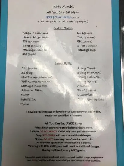 Menu 5