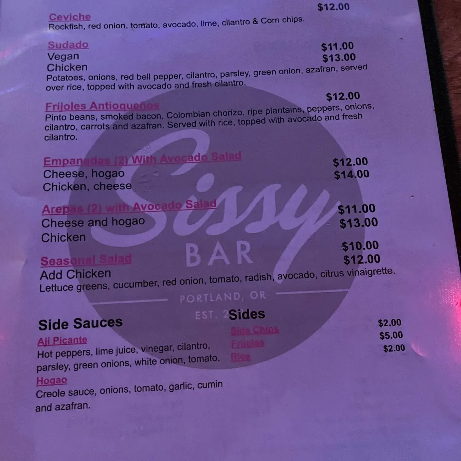 Menu 3