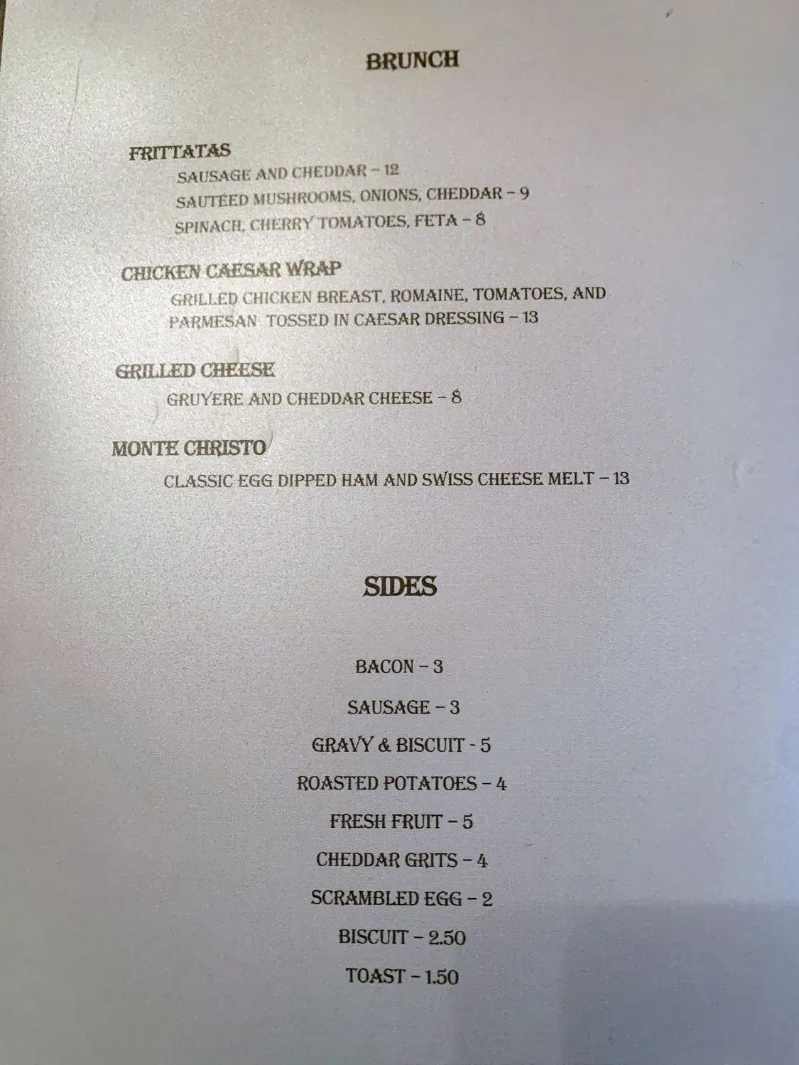 Menu 4