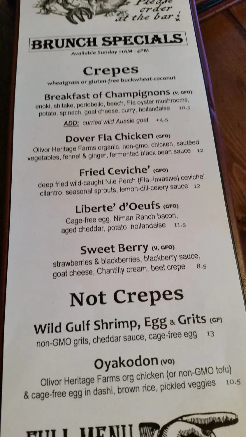 Menu 10