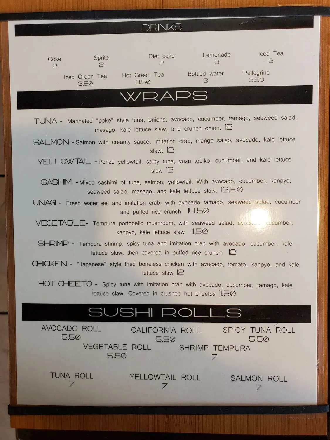 Menu 4