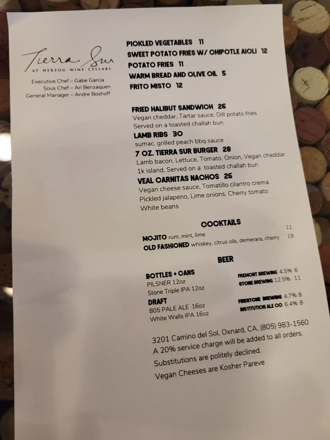 Menu 2