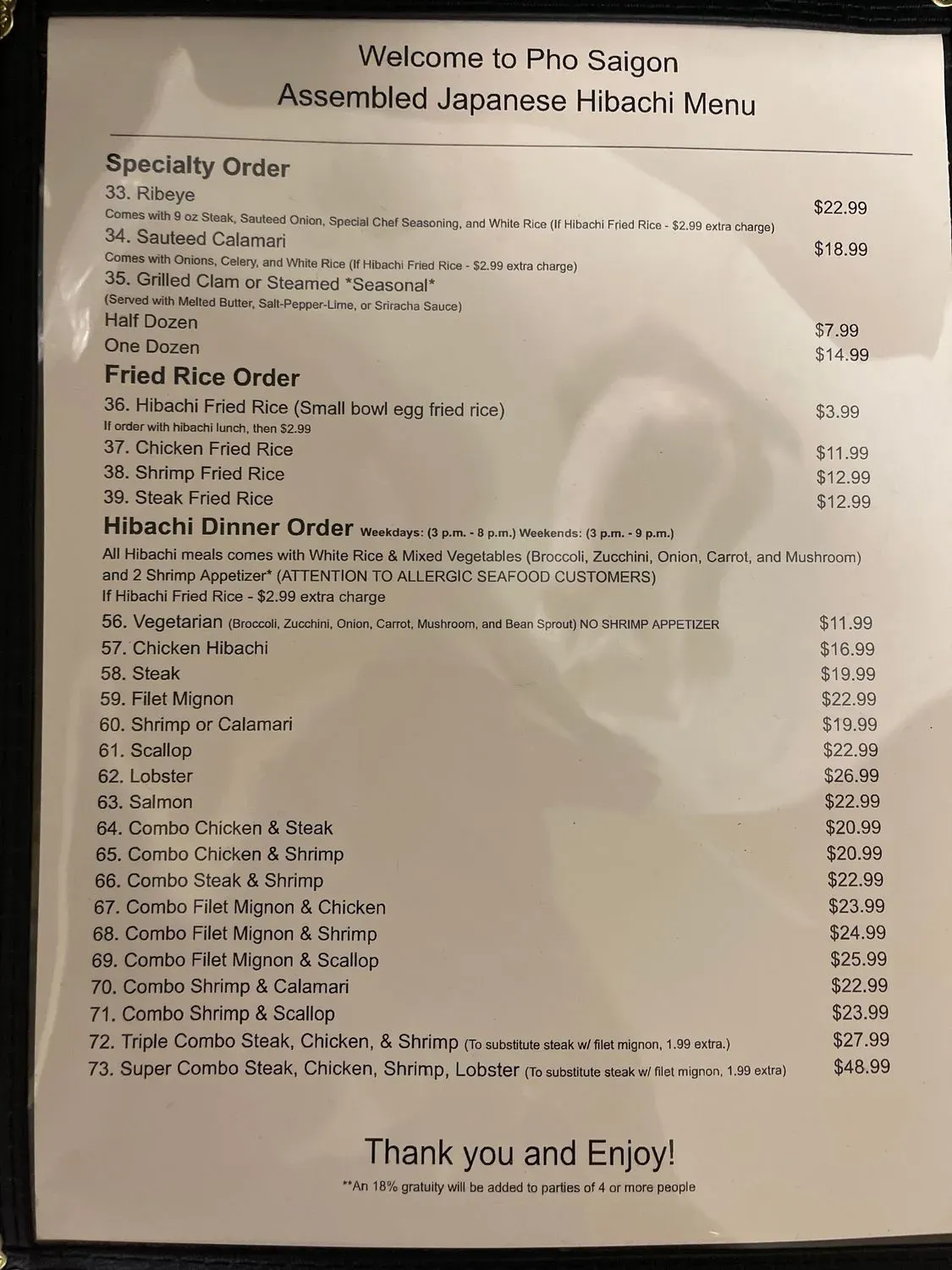 Menu 2