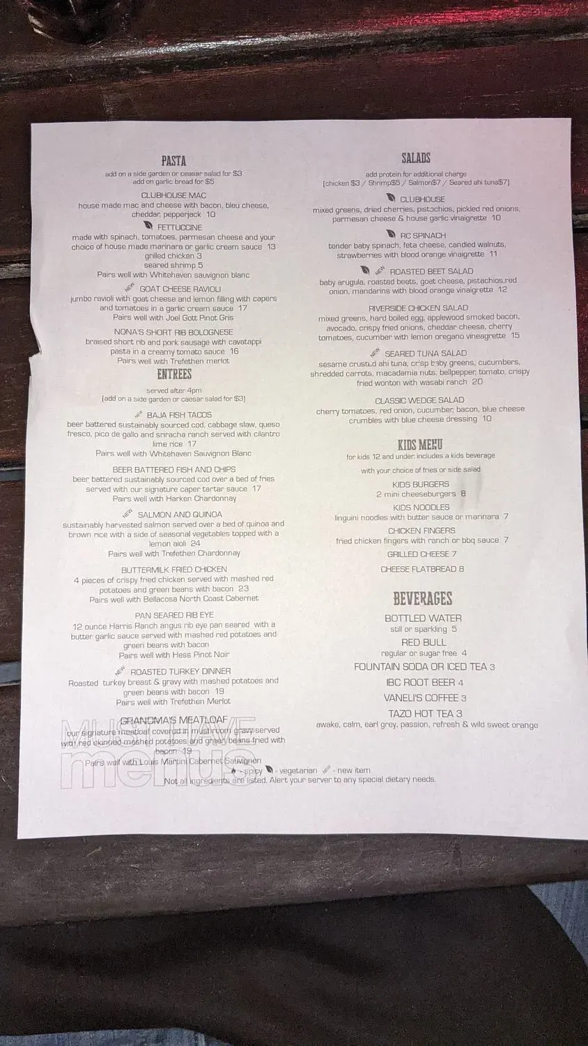 Menu 6