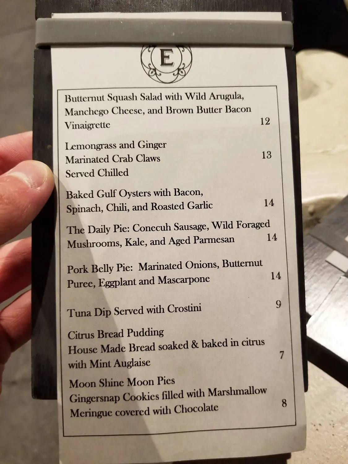 Menu 4