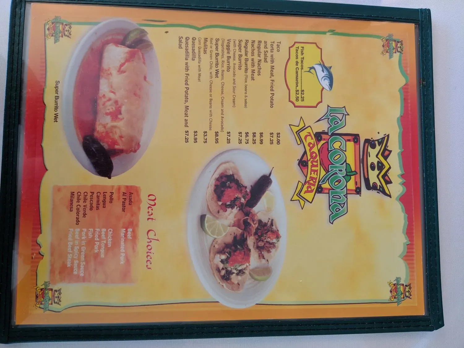 Menu 10