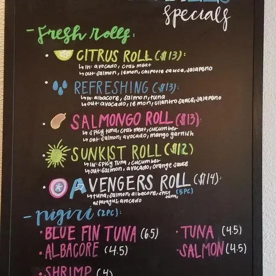 Menu 8