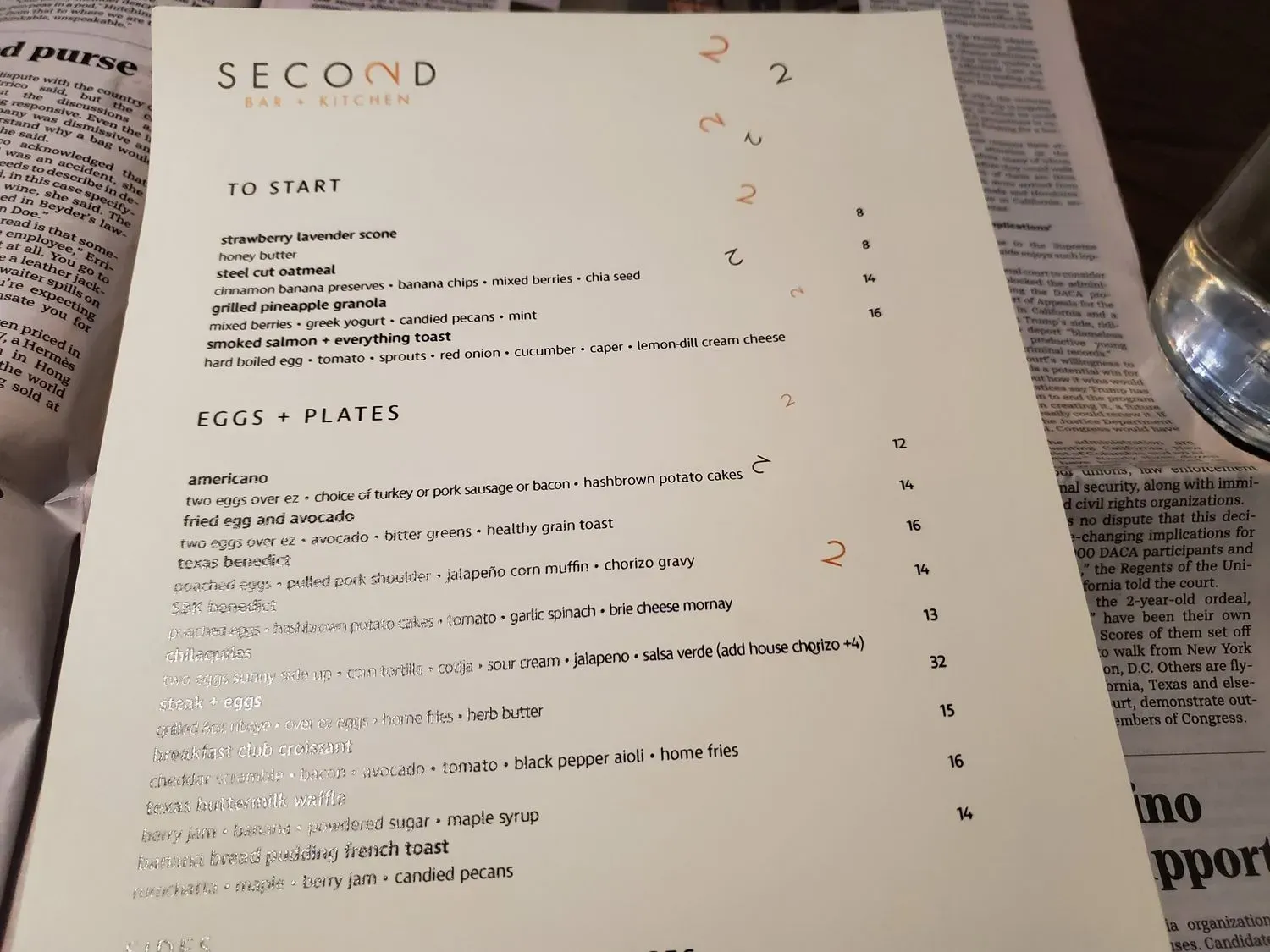 Menu 9