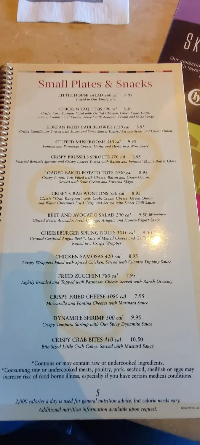 Menu 9