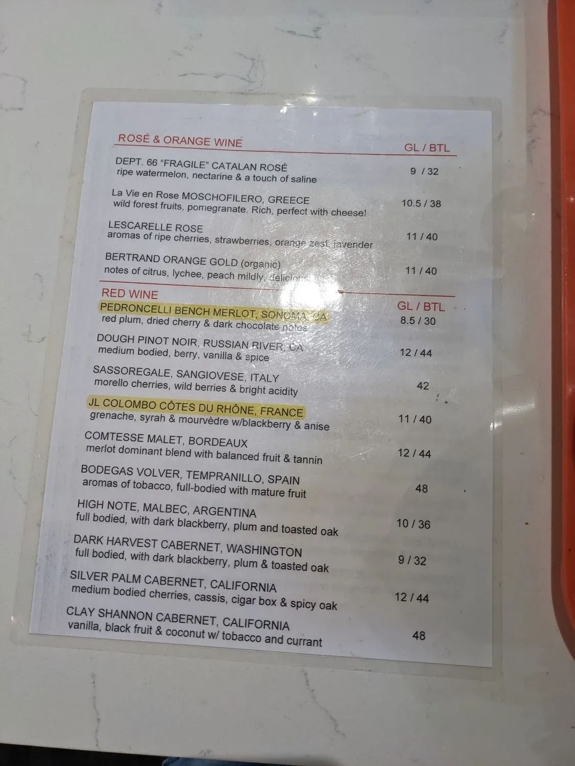 Menu 3