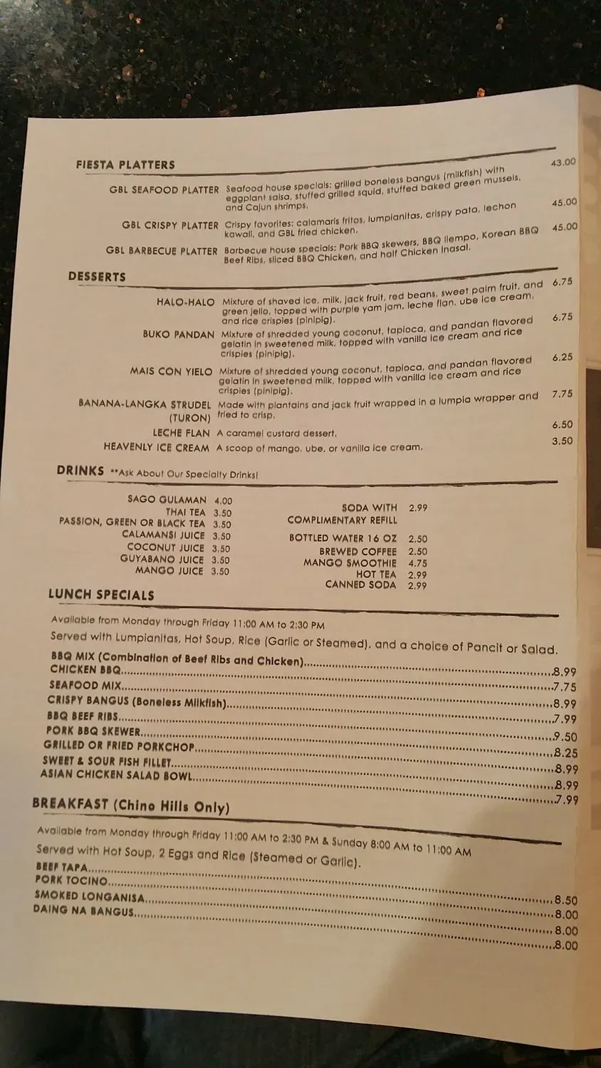 Menu 3