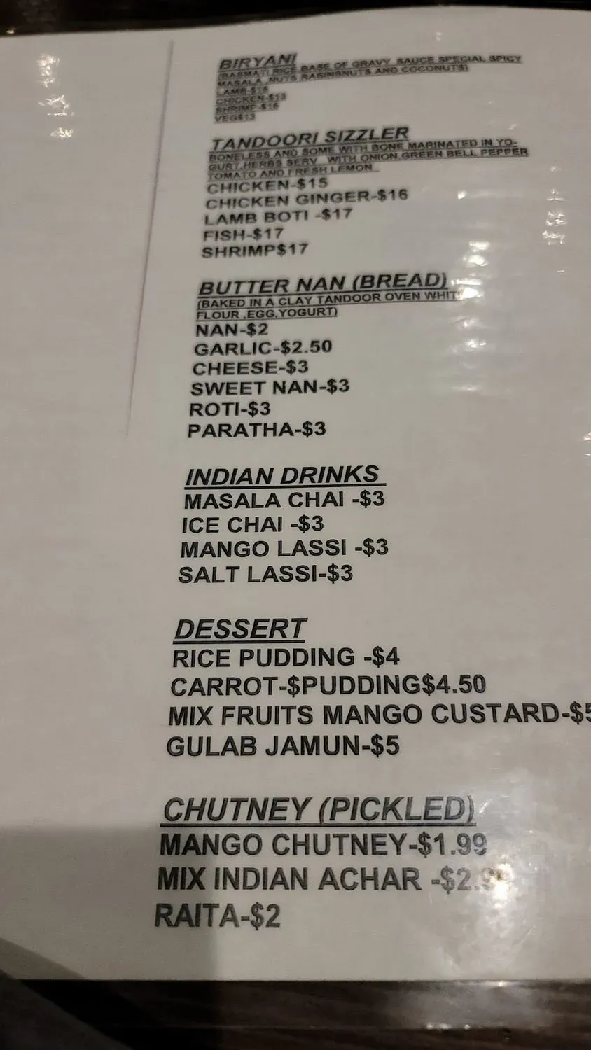 Menu 6