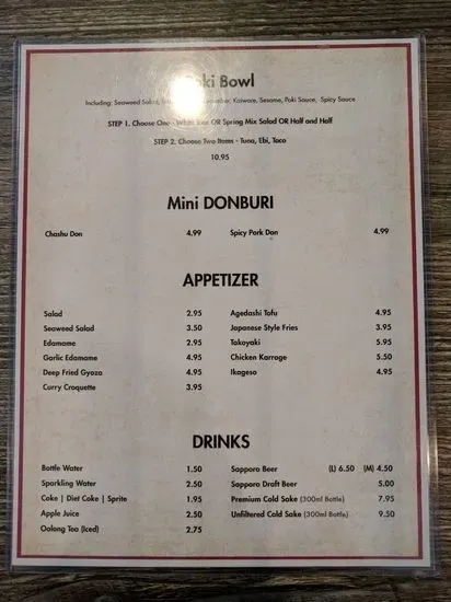 Menu 10