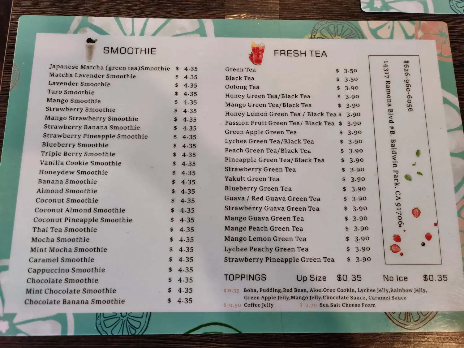 Menu 2