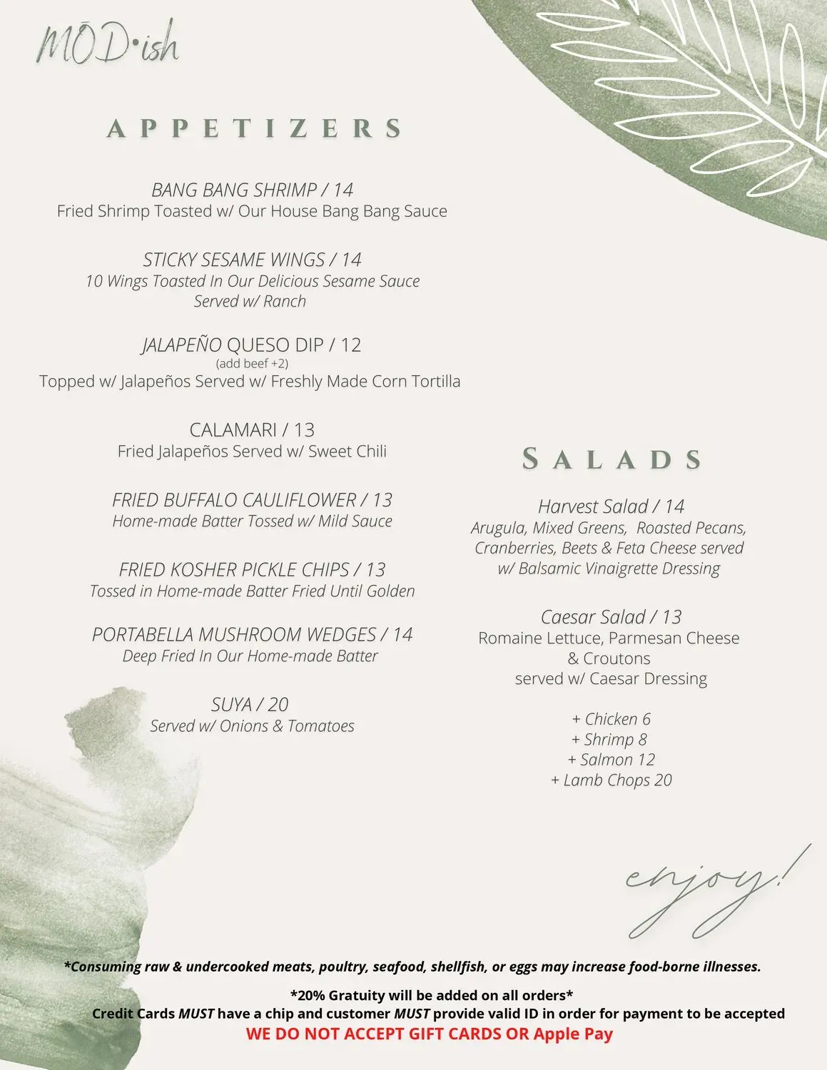 Menu 3