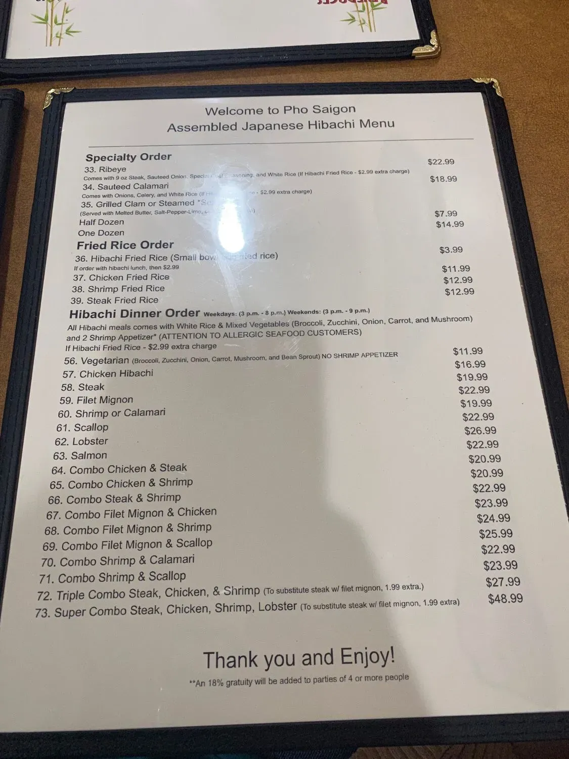 Menu 4