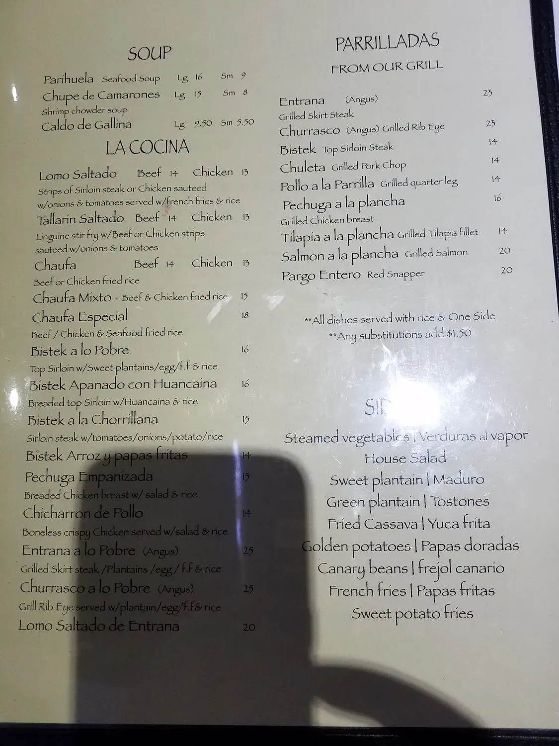 Menu 6