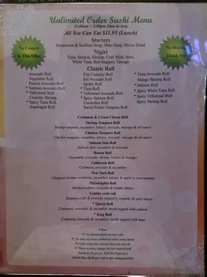 Menu 6