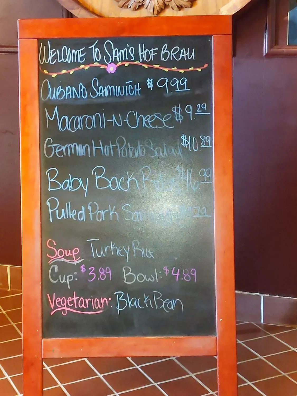 Menu 6