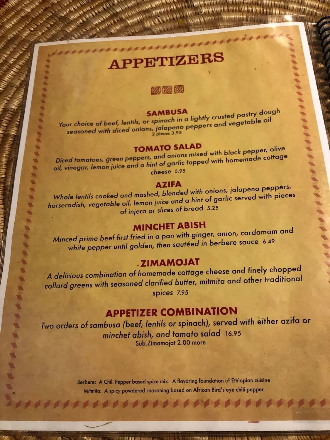 Menu 3