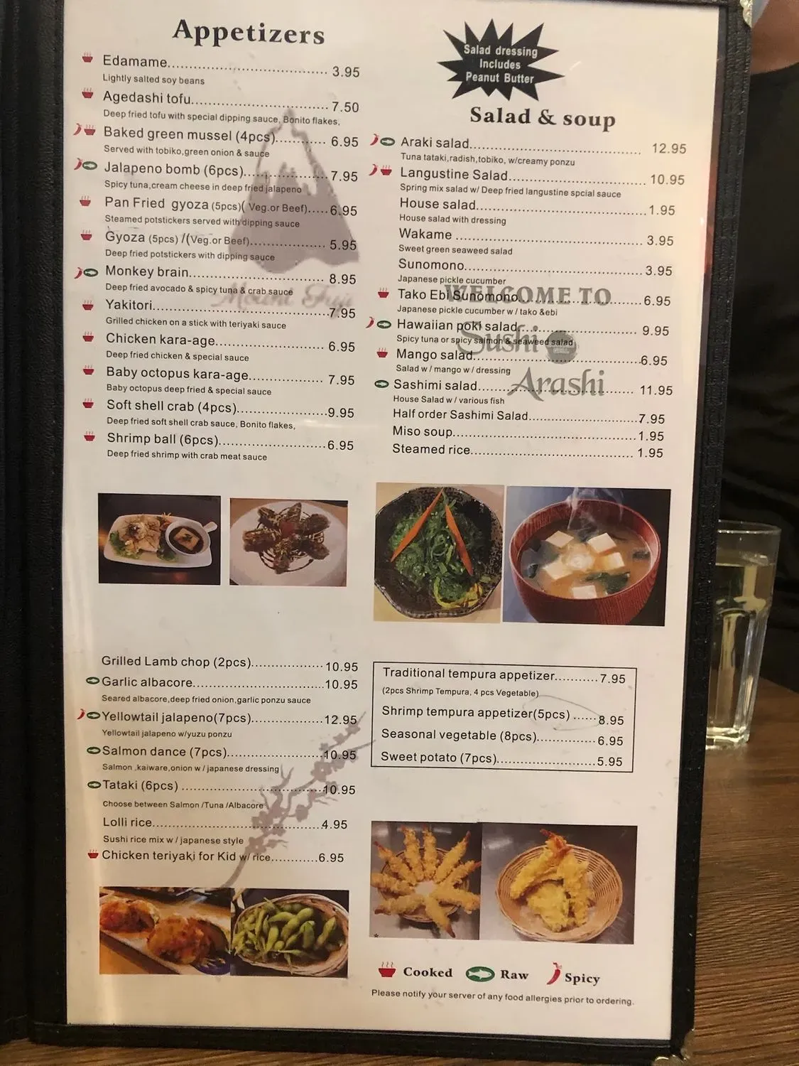 Menu 7