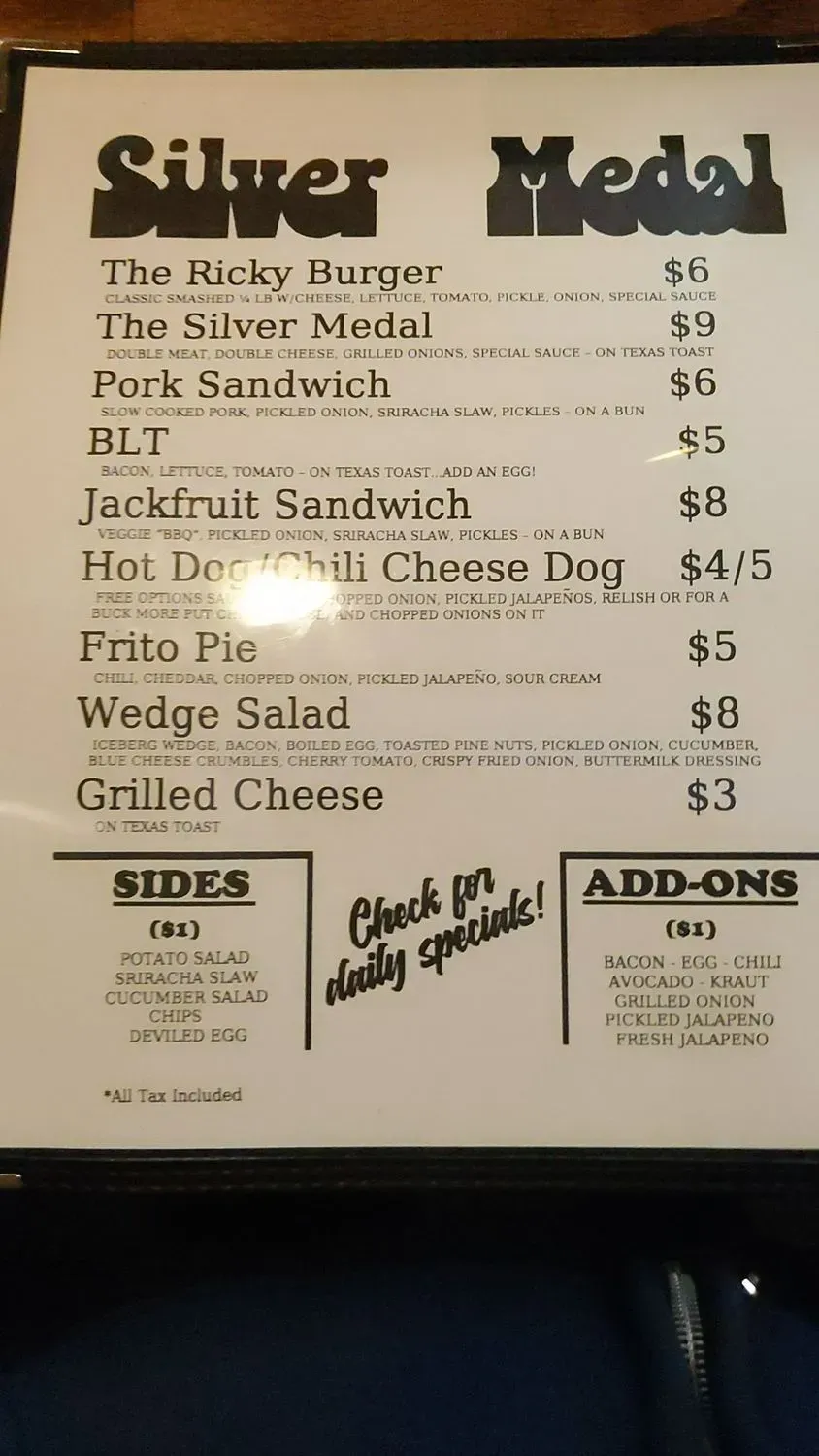 Menu 5