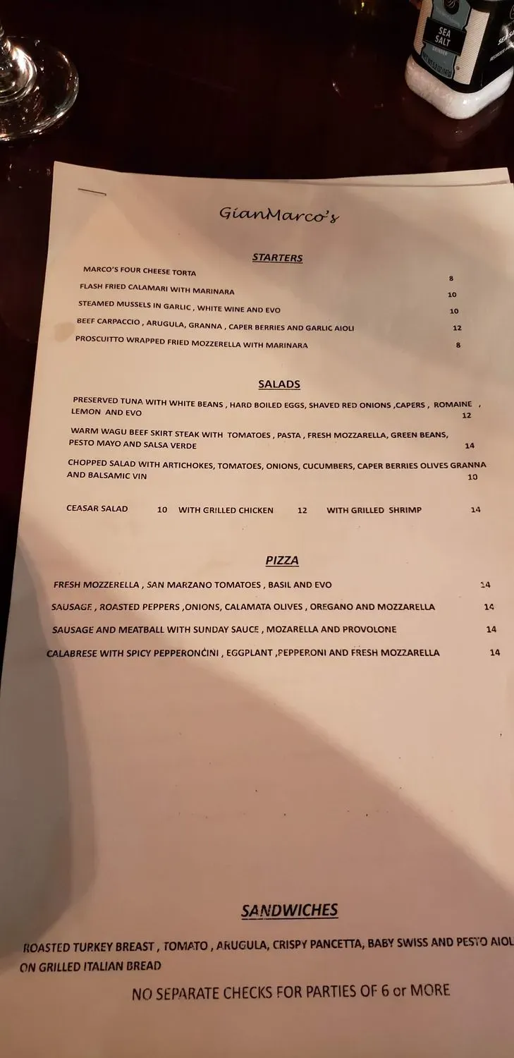 Menu 7