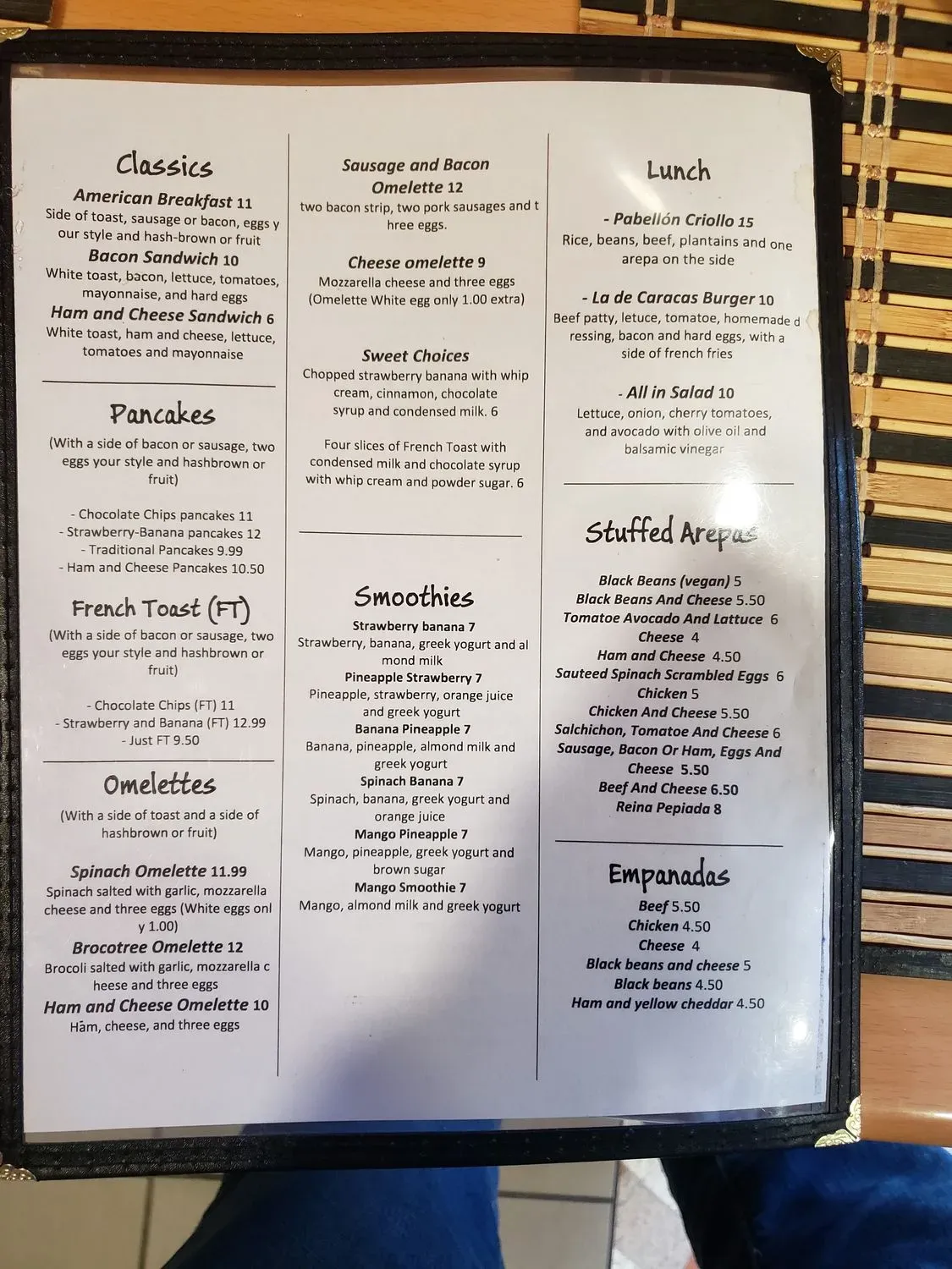 Menu 5