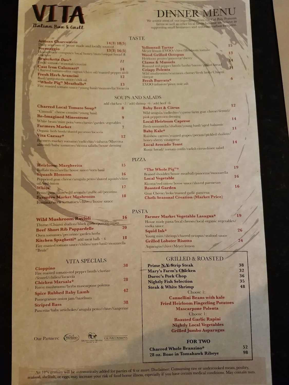 Menu 9