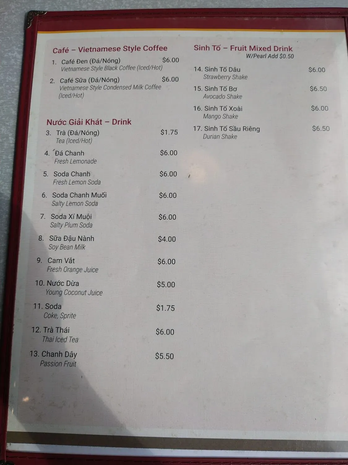 Menu 4