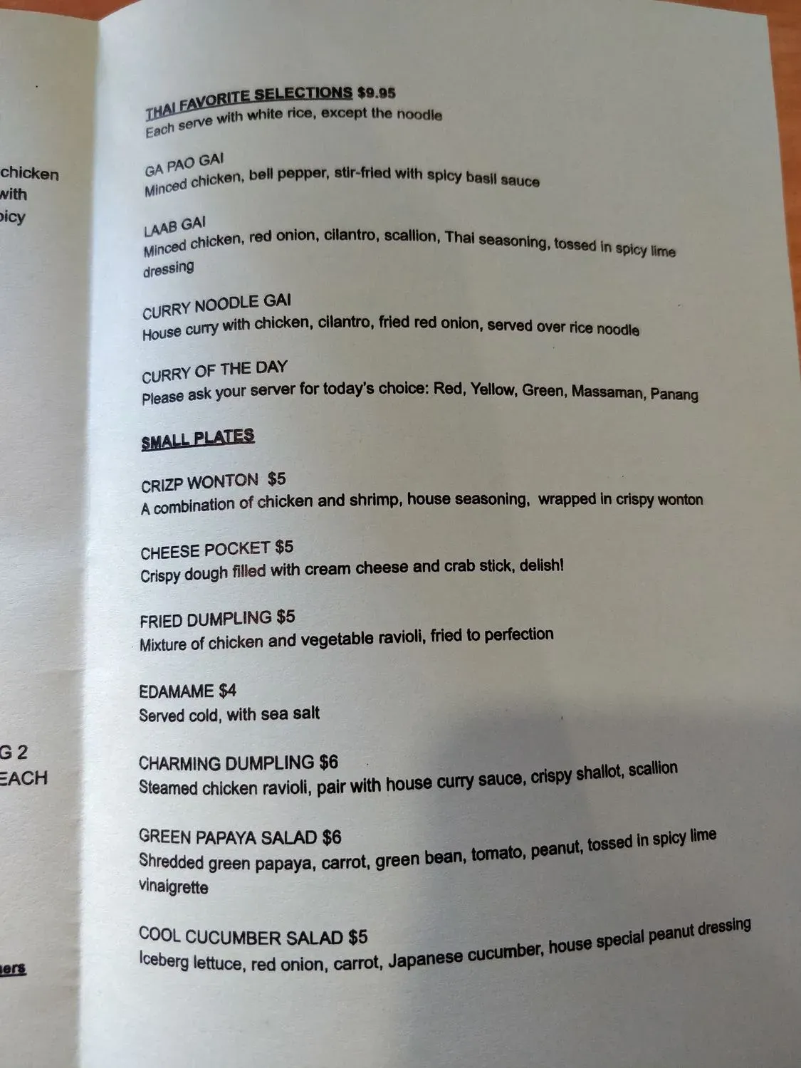 Menu 10