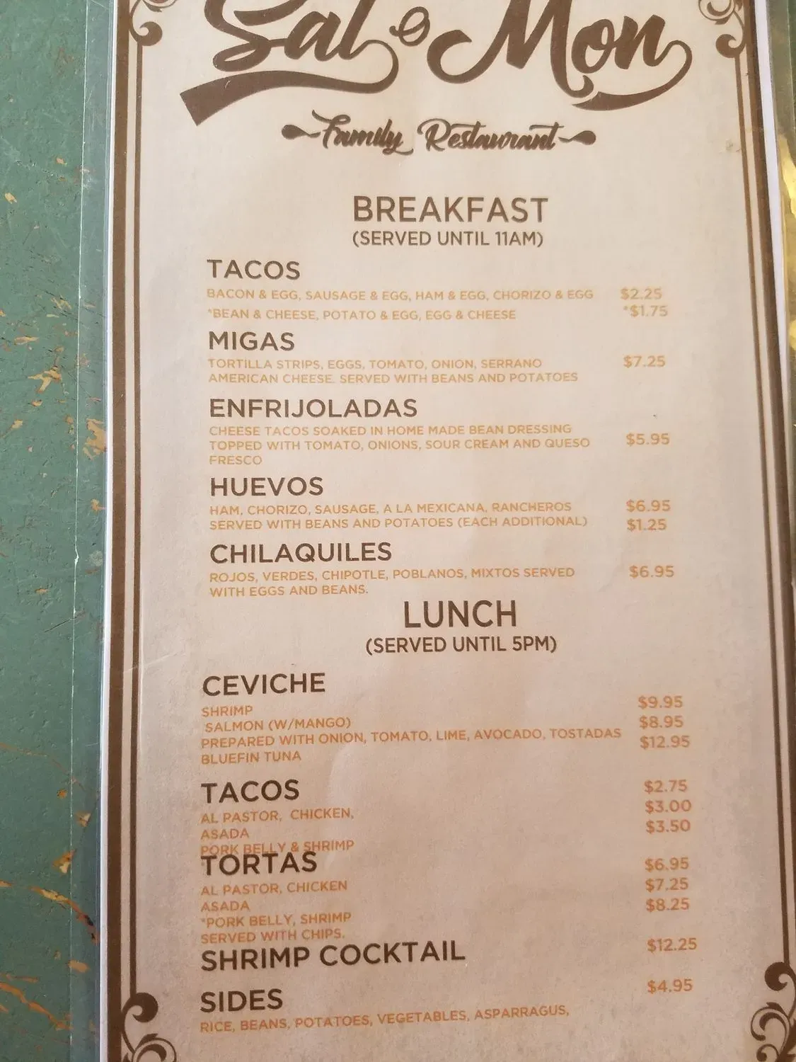 Menu 4