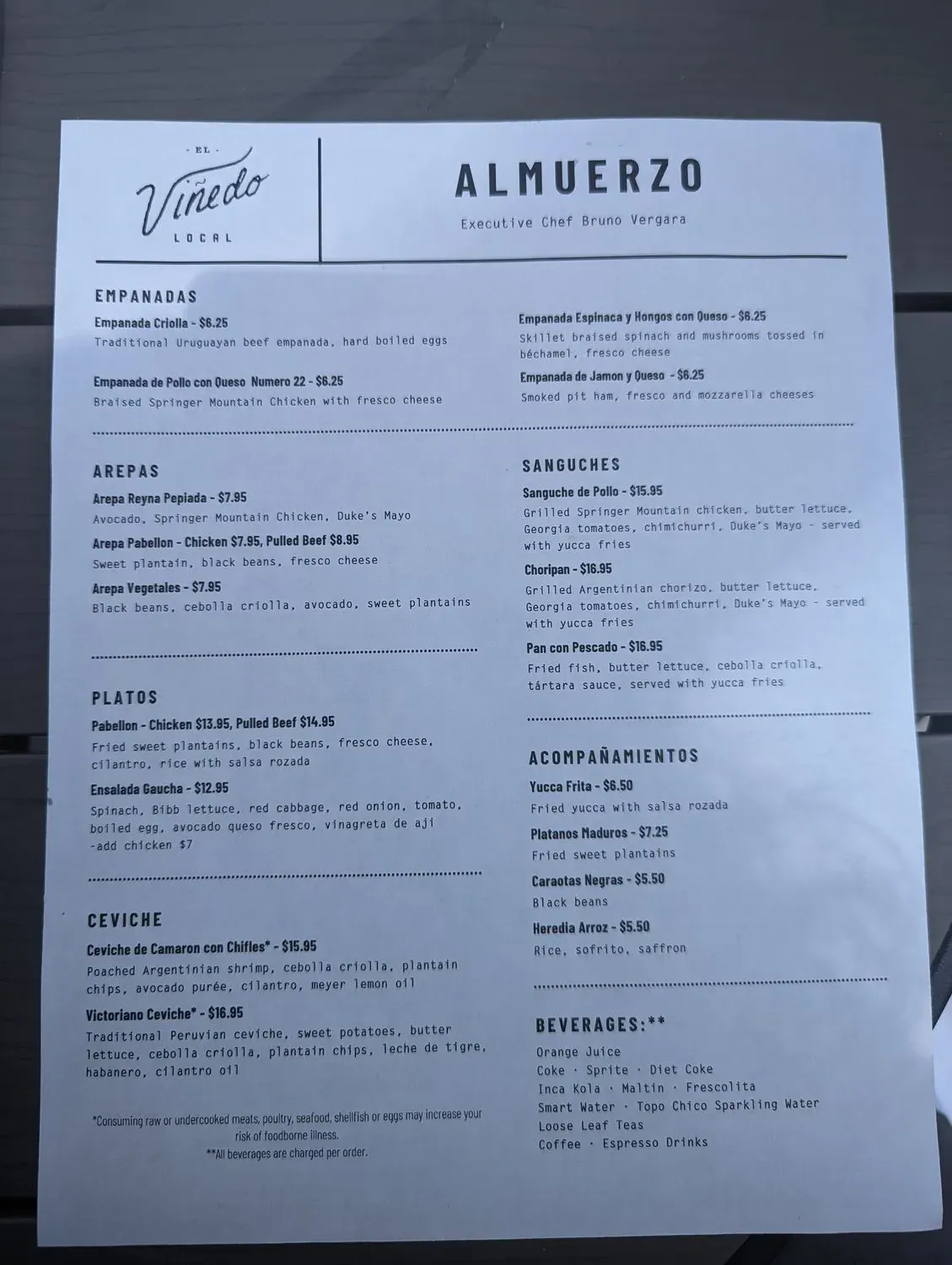 Menu 6