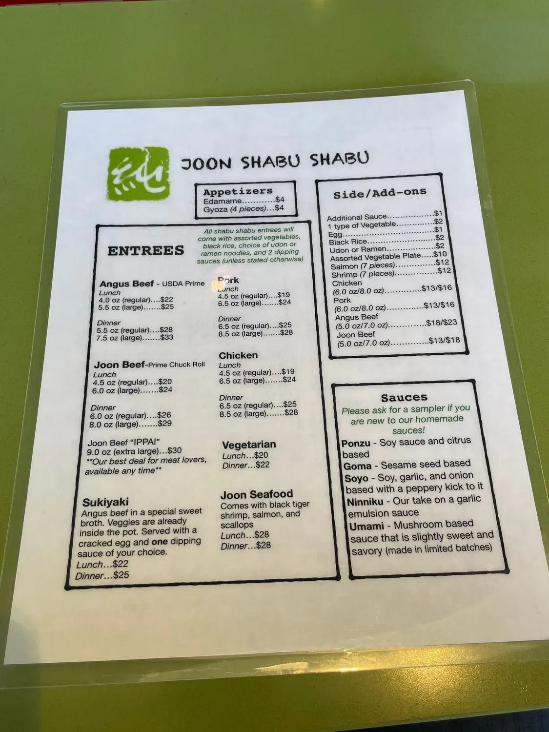 Menu 3