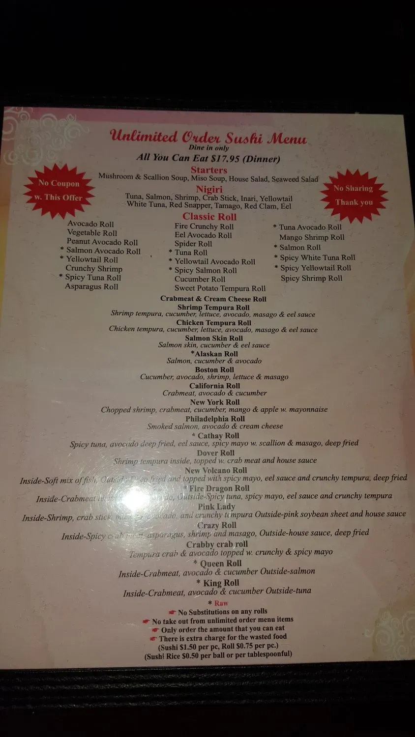 Menu 7