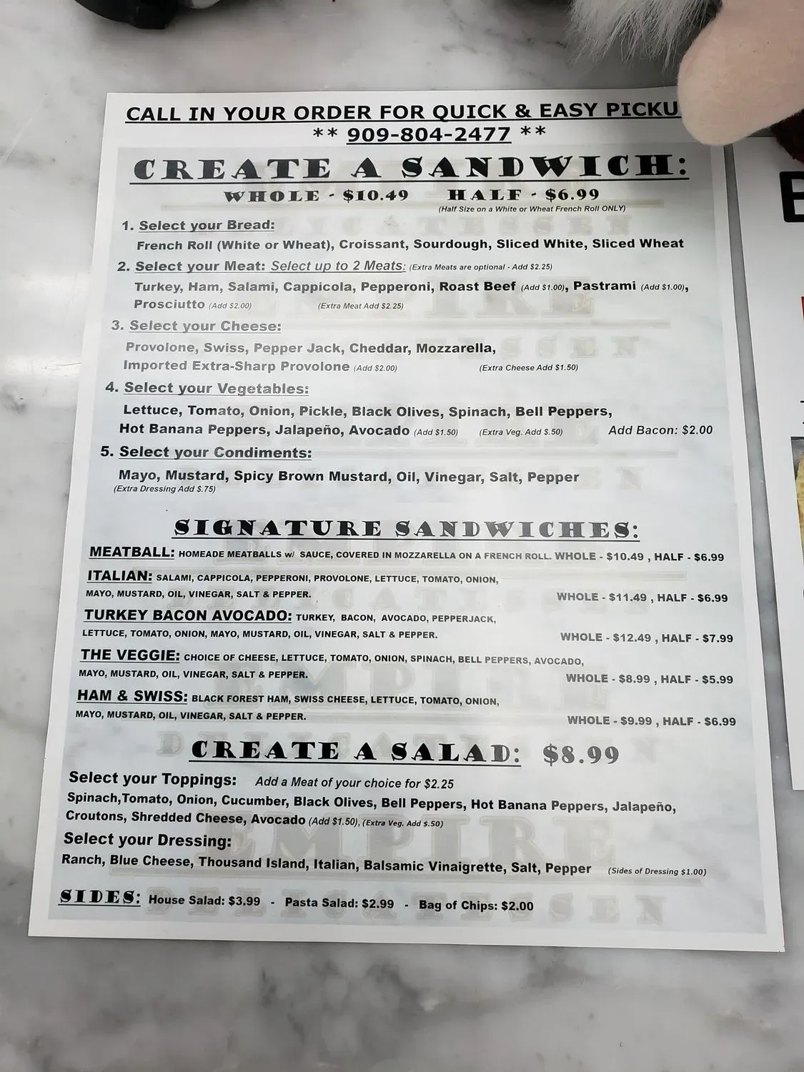 Menu 2