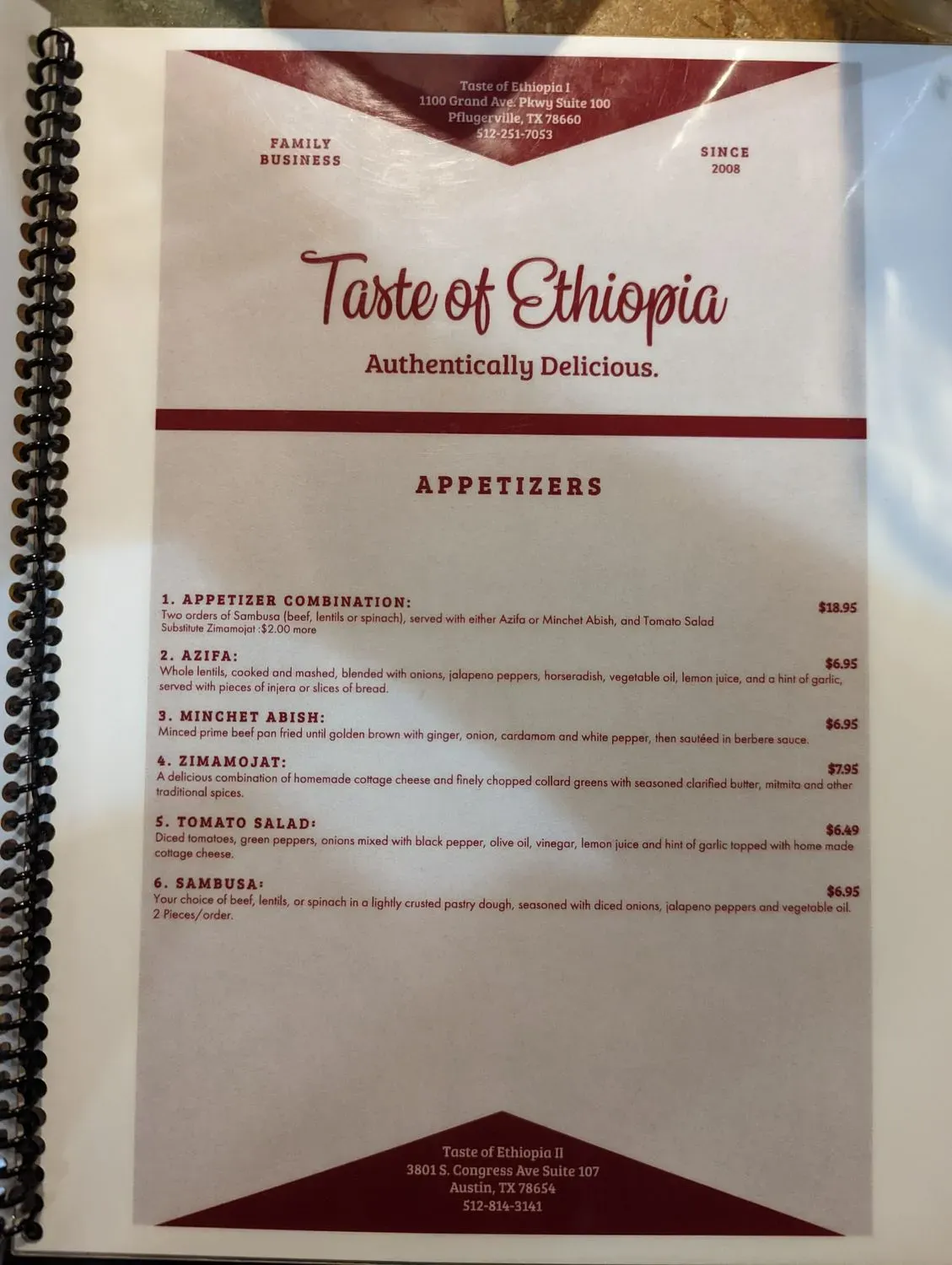 Menu 5