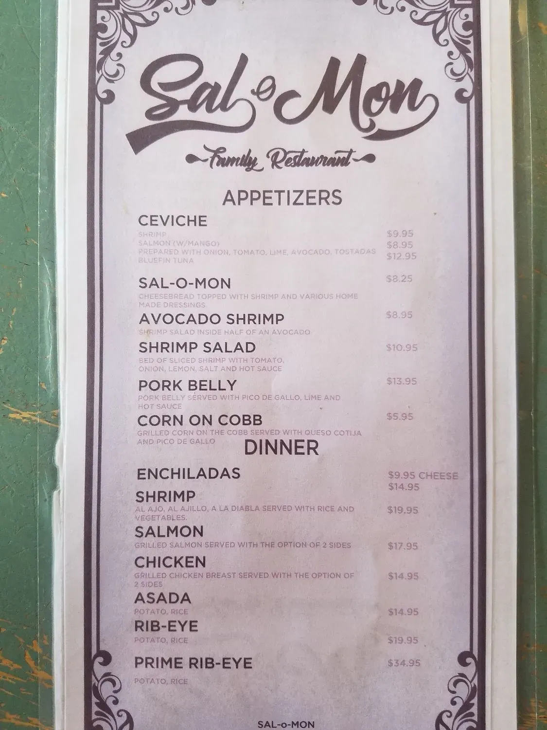 Menu 5