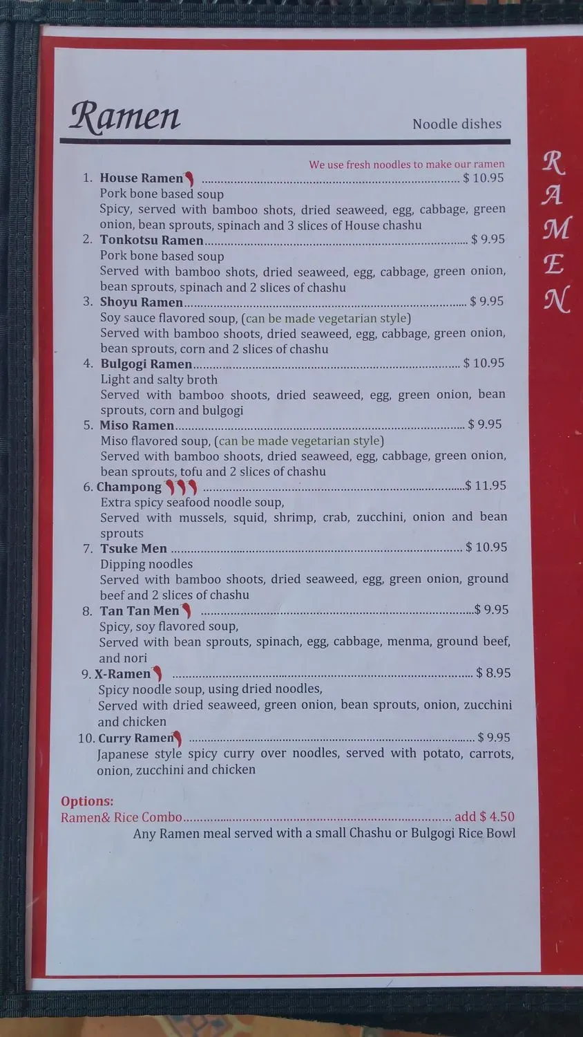 Menu 6