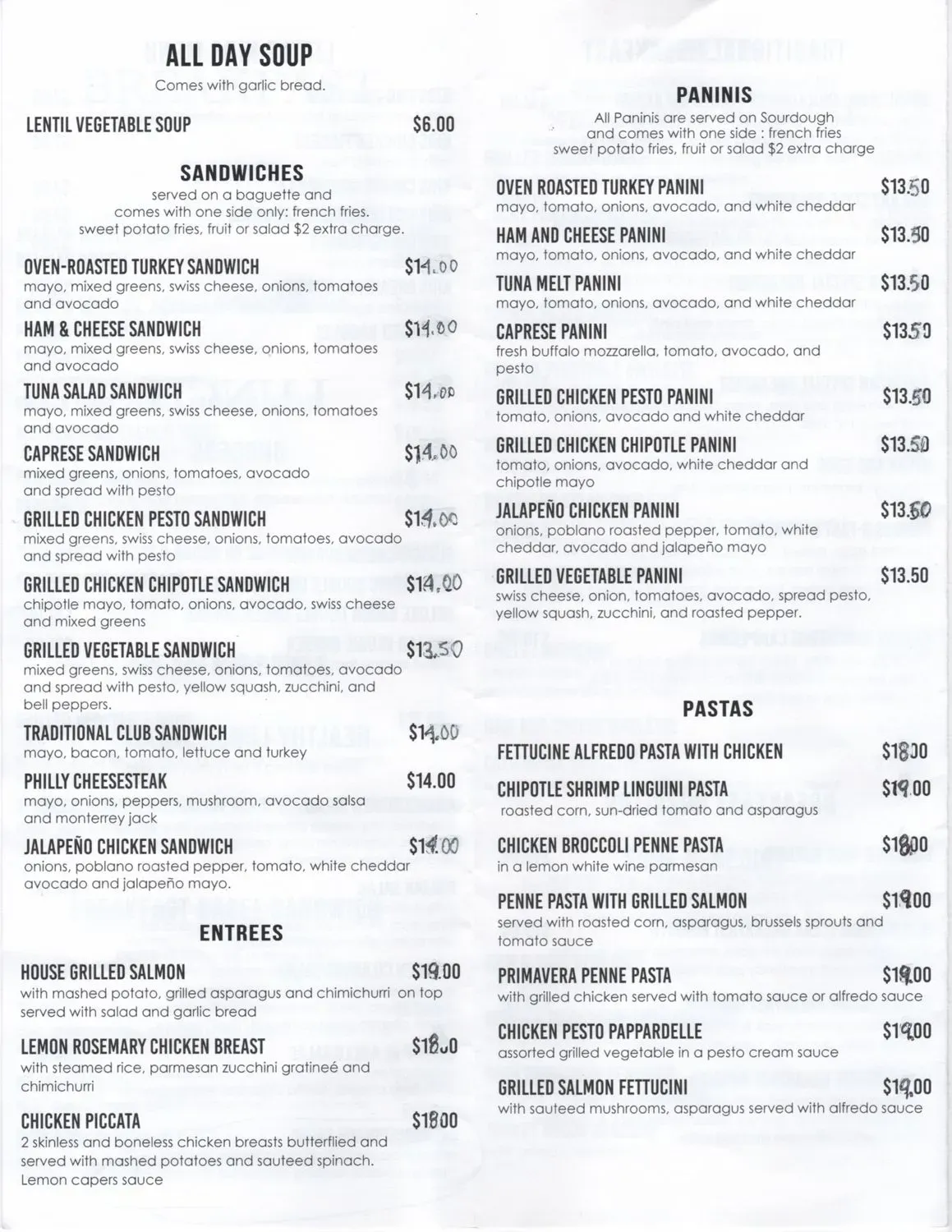 Menu 2