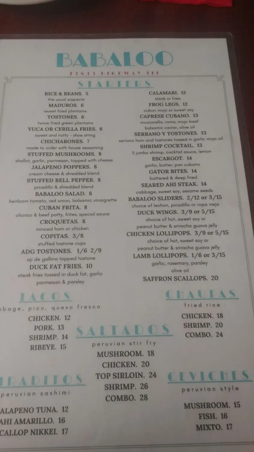 Menu 2