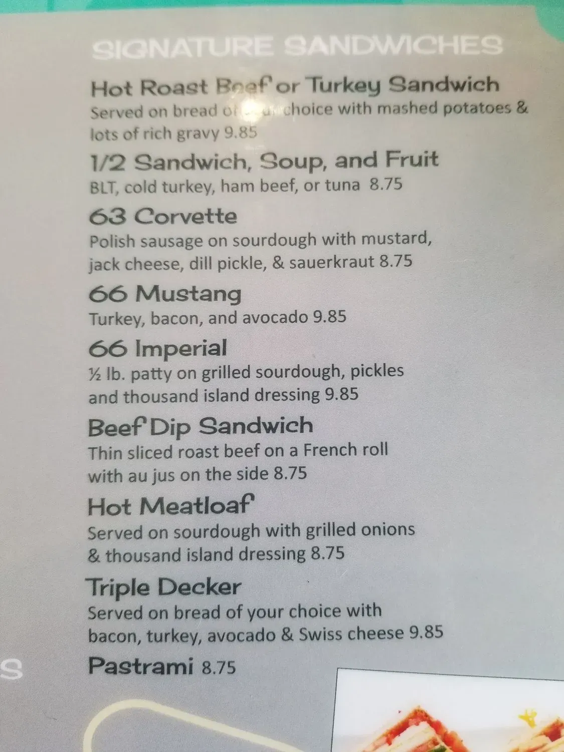 Menu 7