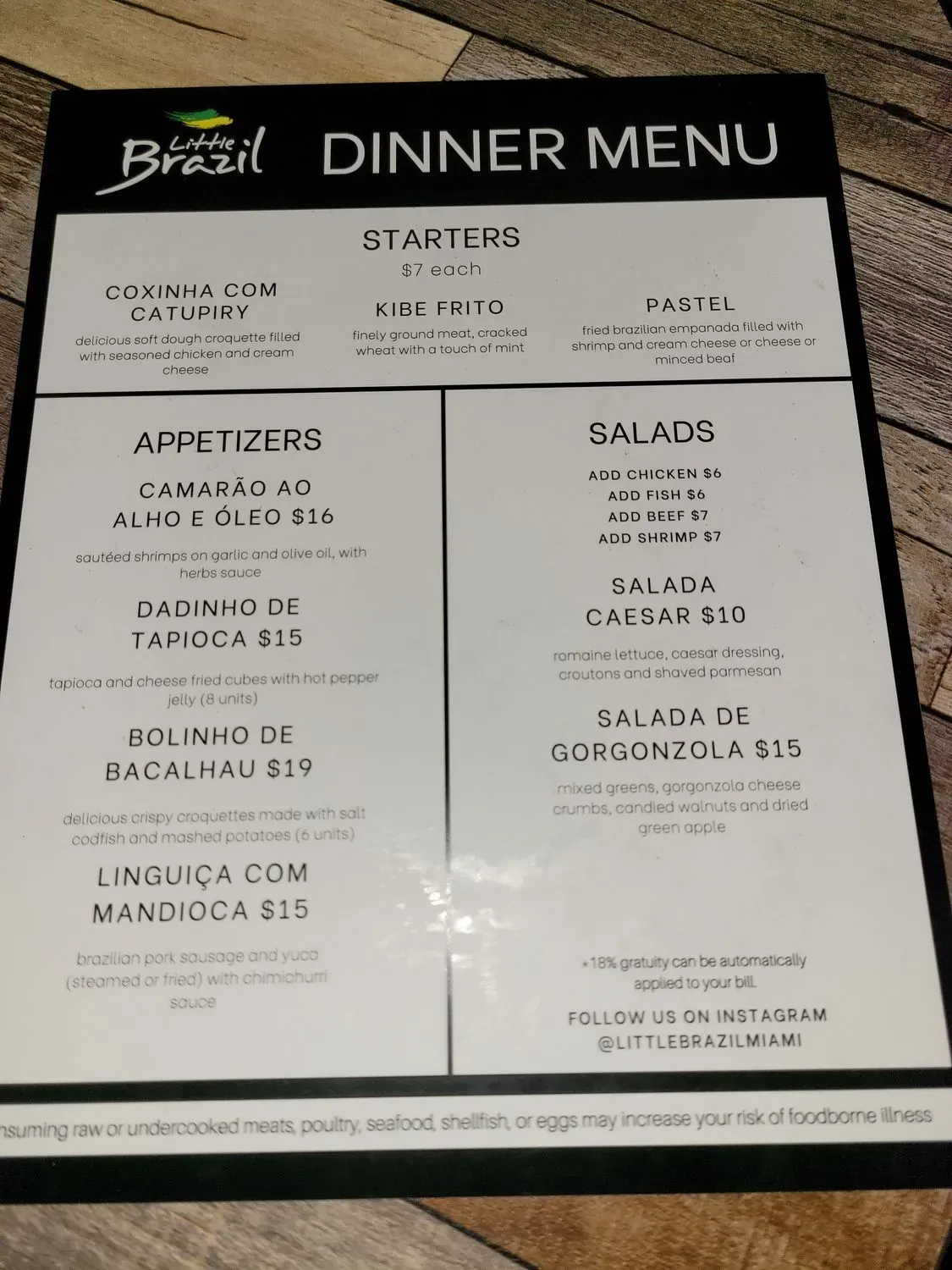 Menu 10