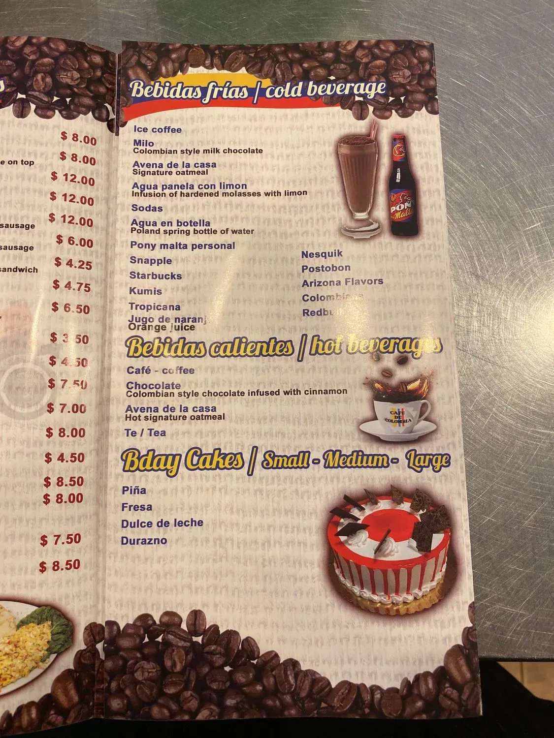 Menu 2